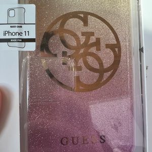 Guess sparkle iPhone 11 case new